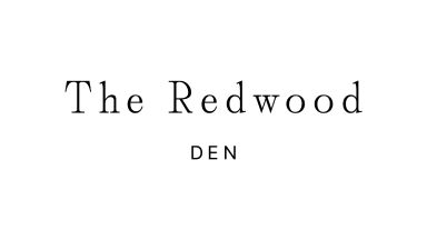 Redwood Den Logo with text: The Redwood Den